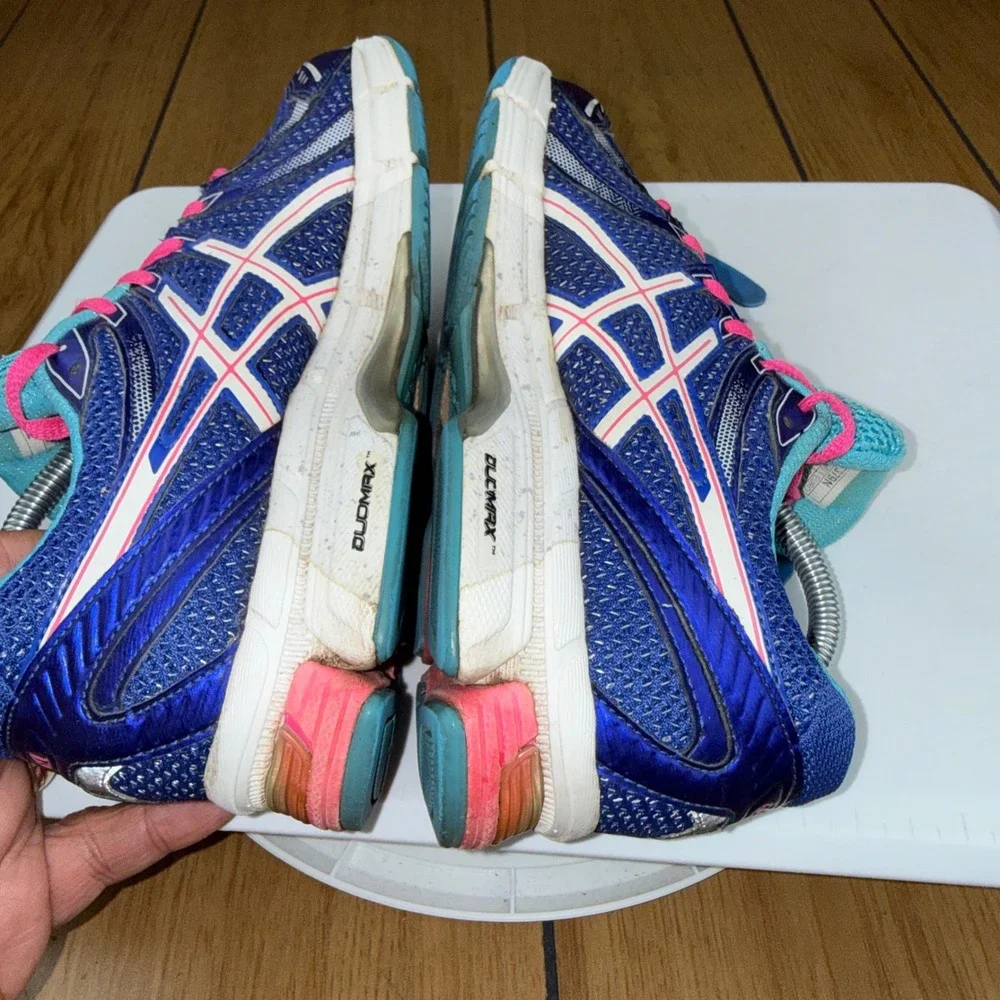 Asics Gel-Exalt Womens Running Shoes Blue Pink Turquoise T379N DuoMax 6.5